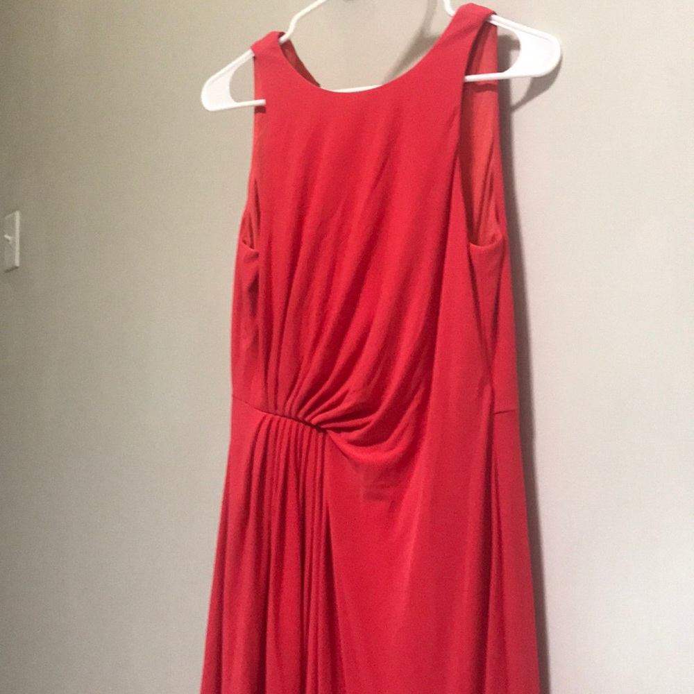 Dark pink dress